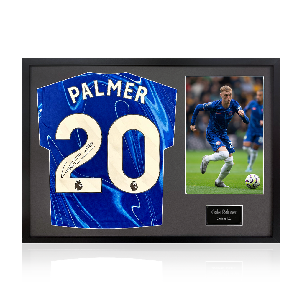 Cole Palmer Signed Chelsea 24/25 Shirt Classic Frame