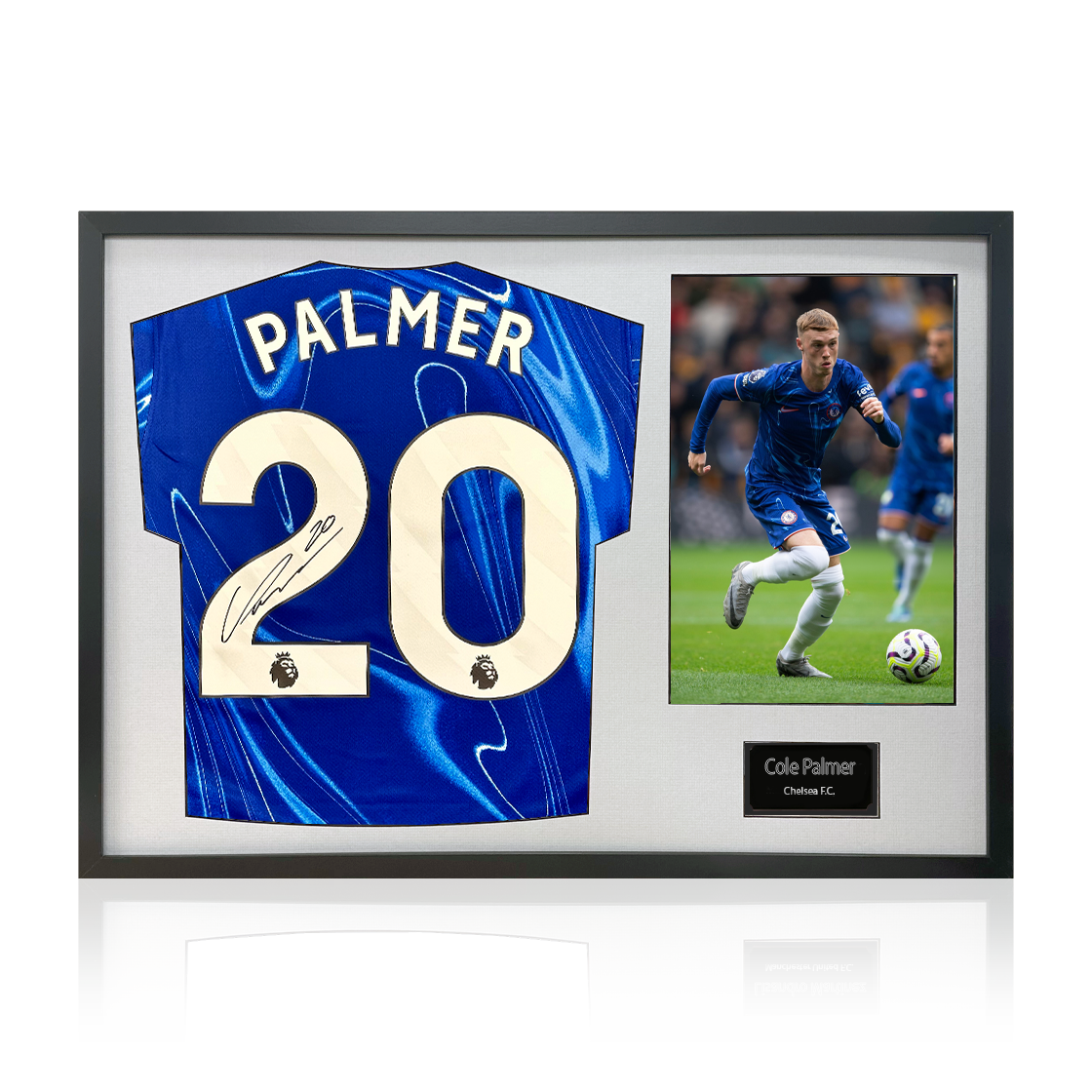 Cole Palmer Signed Chelsea 24/25 Shirt Classic Frame