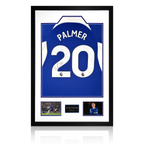 Cole Palmer Signed Chelsea Shirt Premium Frame