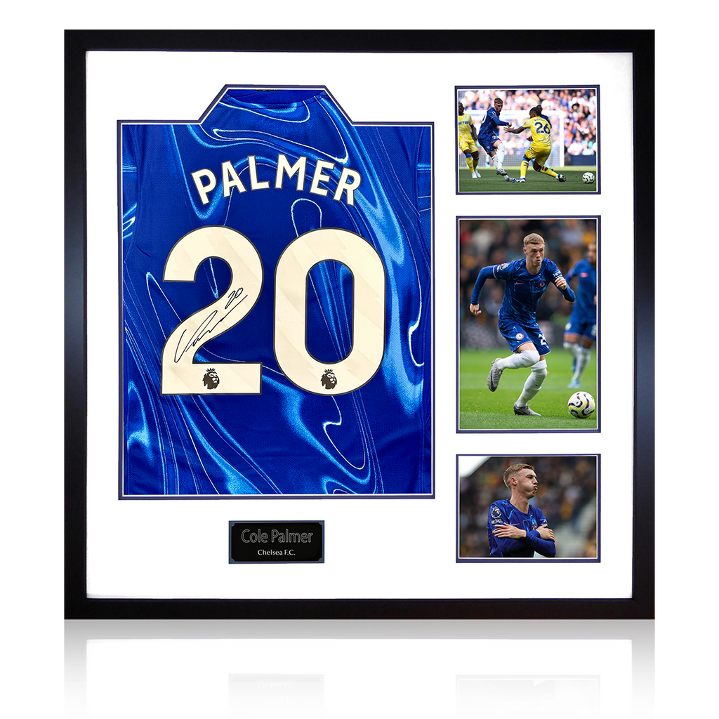 Cole Palmer Signed Chelsea 24/25 Shirt Elite Frame