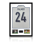 Cole Palmer Signed England Shirt Premium Frame
