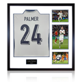 Cole Palmer Signed England Shirt Elite Frame