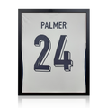 Cole Palmer Signed England Shirt Compact Frame