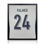 Cole Palmer Signed England Shirt Compact Frame