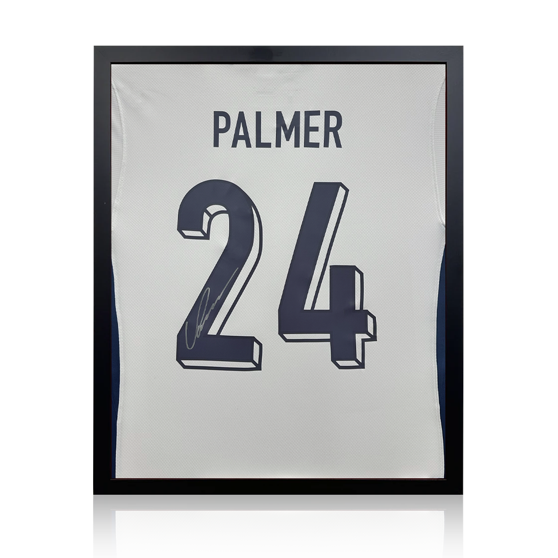 Cole Palmer Signed England Shirt Compact Frame