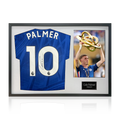 Cole Palmer Signed Chelsea Shirt Classic Frame