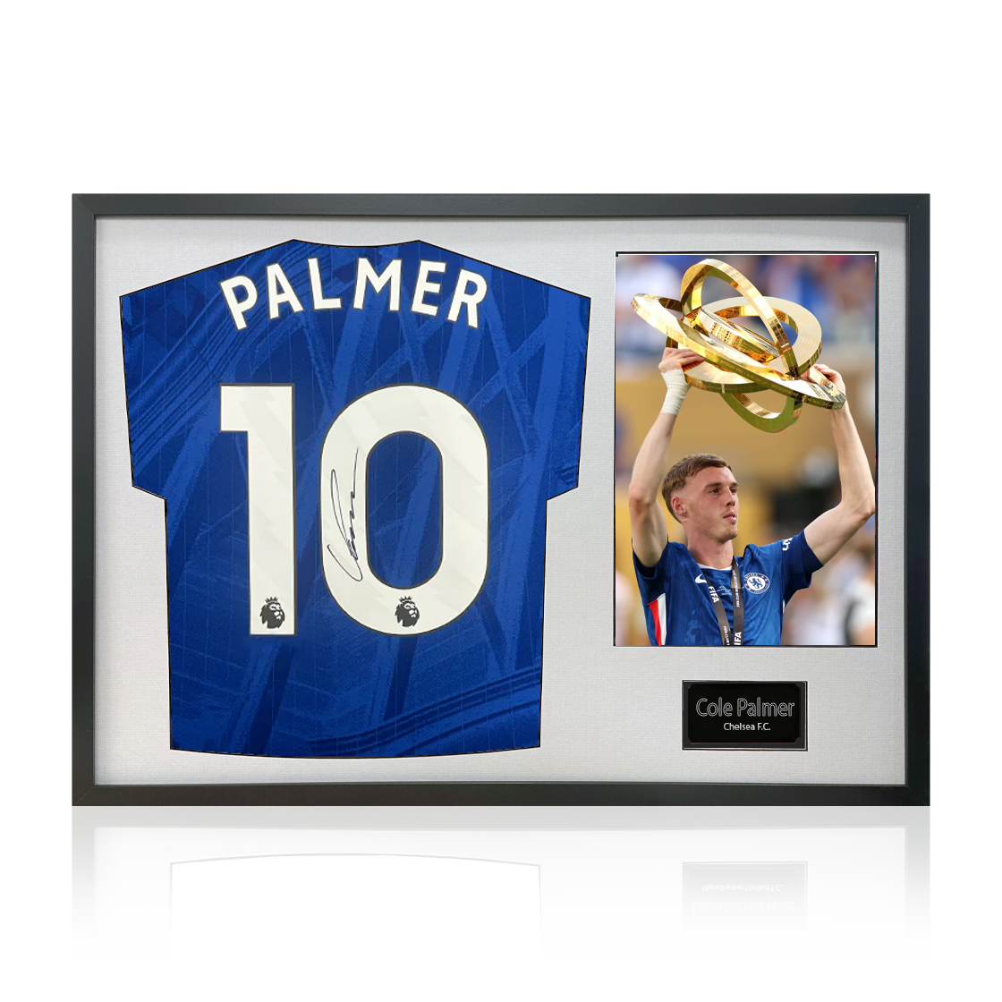 Cole Palmer Signed Chelsea Shirt Classic Frame