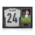 Cole Palmer Signed England Shirt Classic Frame