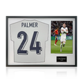 Cole Palmer Signed England Shirt Classic Frame