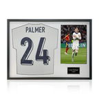Cole Palmer Signed England Shirt Classic Frame