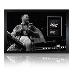 Conor McGregor Celebration Signed UFC Mitt Iconic Frame