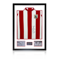 Tony Currie Signed Sheffield United Shirt Premium Frame