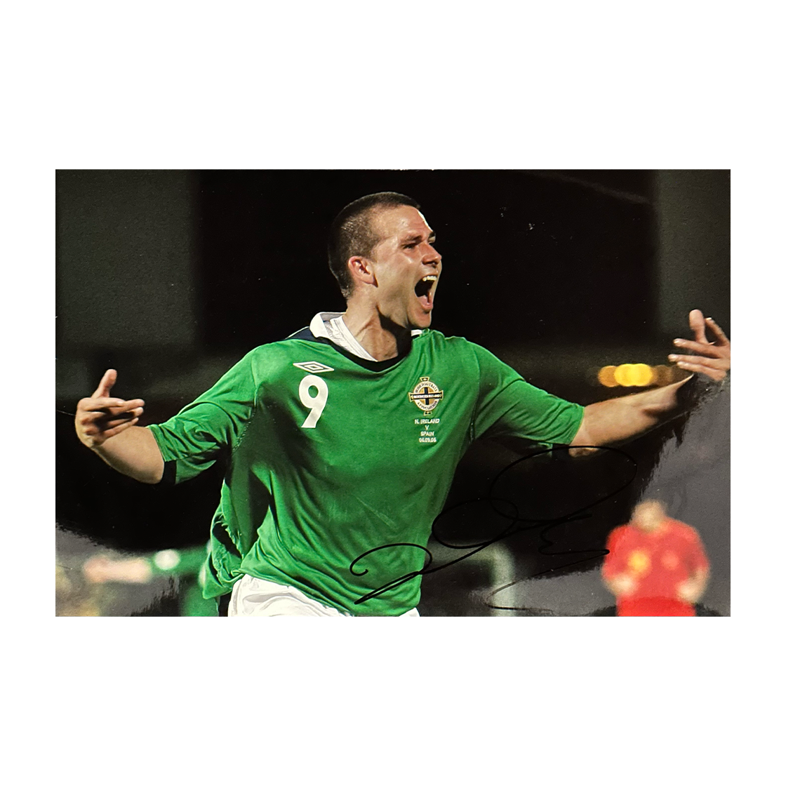 David Healy Northern Ireland Signed 12x8 Photo 7