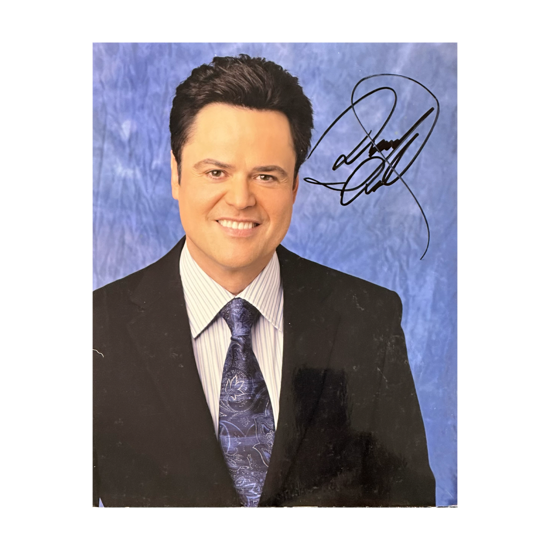 Donny Osmand Signed 10x8 Image