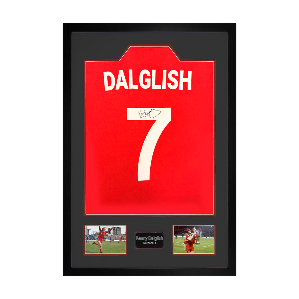 Kenny Dalglish Signed Liverpool Shirt Premium Frame
