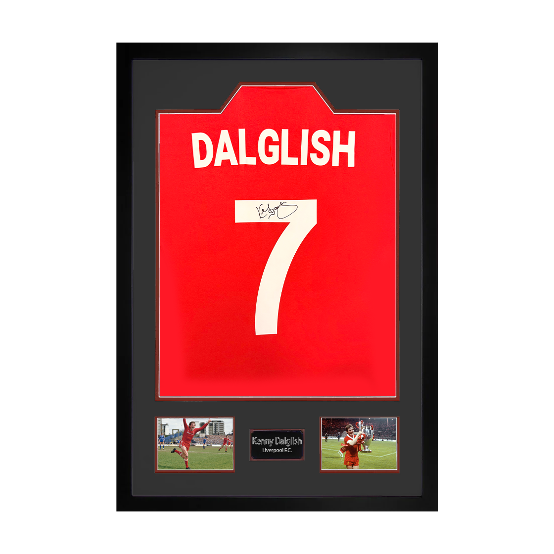 Kenny Dalglish Signed Liverpool Shirt Premium Frame