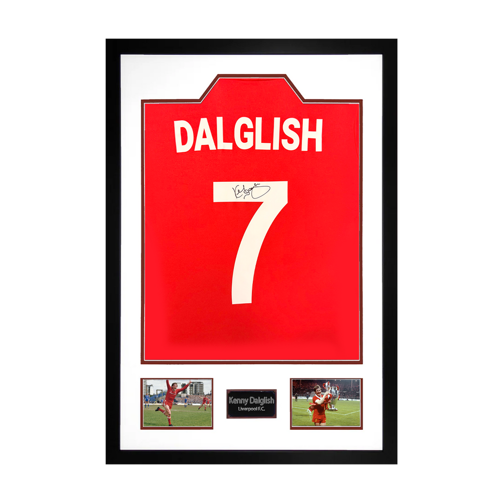 Kenny Dalglish Signed Liverpool Shirt Premium Frame