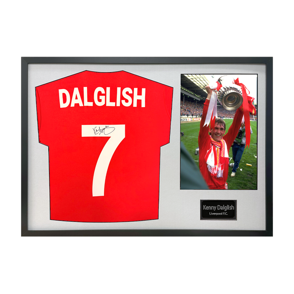 Kenny Dalglish Signed Liverpool Shirt Classic Frame