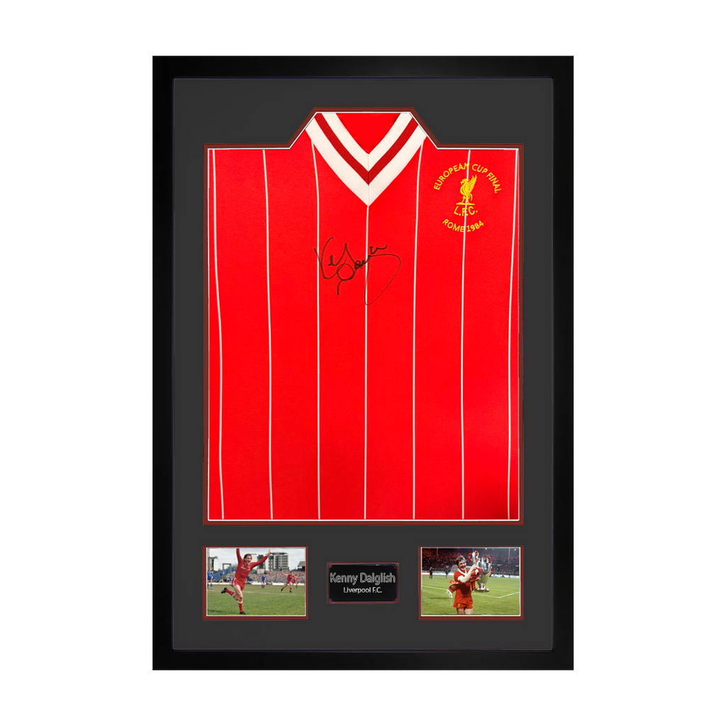 Kenny Dalglish Signed Liverpool Shirt Premium Frame
