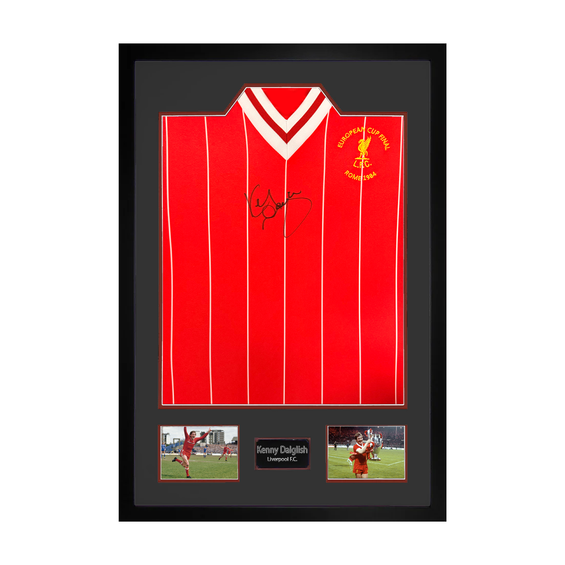 Kenny Dalglish Signed Liverpool Shirt Premium Frame