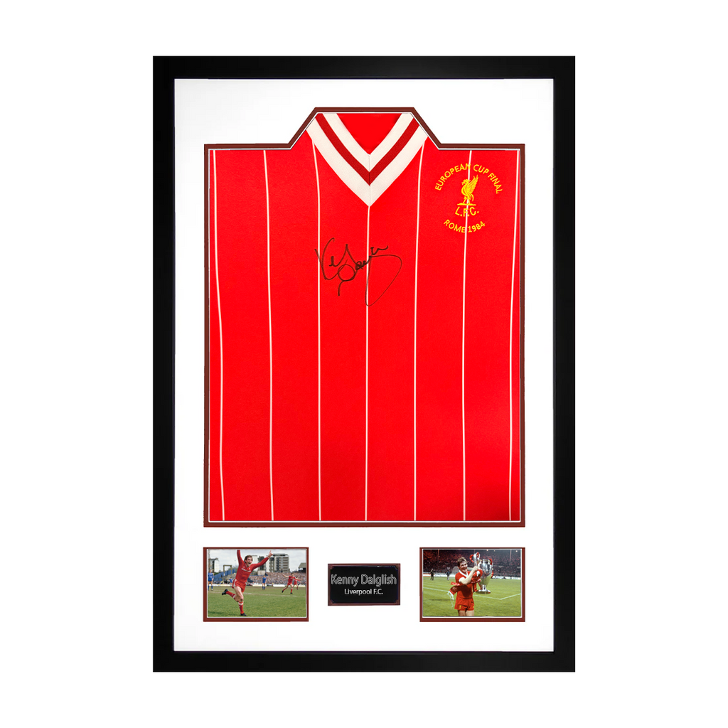 Kenny Dalglish Signed Liverpool Shirt Premium Frame