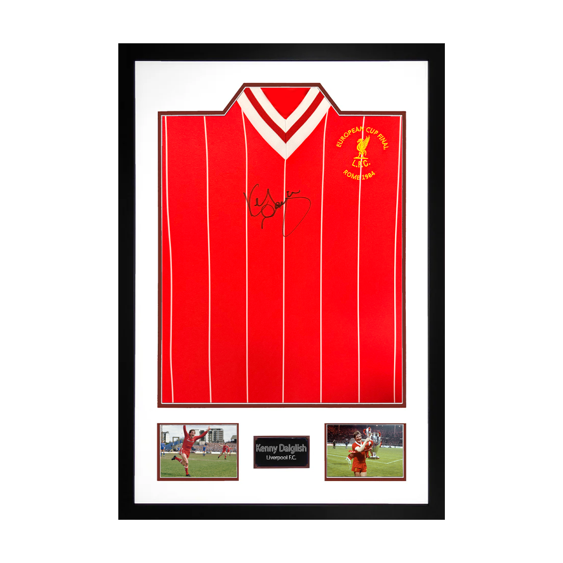 Kenny Dalglish Signed Liverpool Shirt Premium Frame
