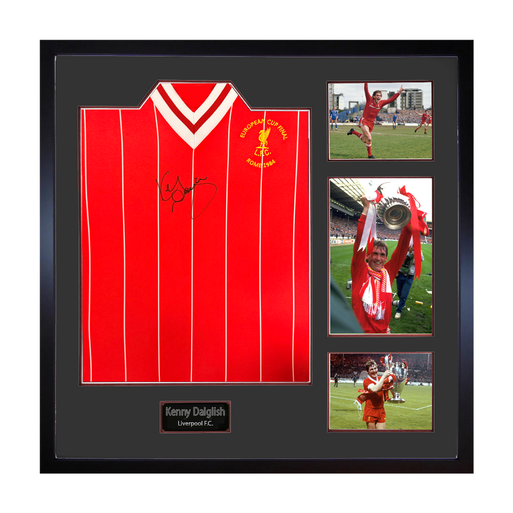 Kenny Dalglish Signed Liverpool Shirt Elite Frame