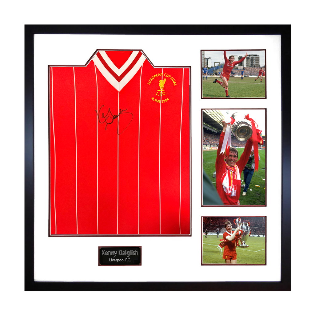 Kenny Dalglish Signed Liverpool Shirt Elite Frame