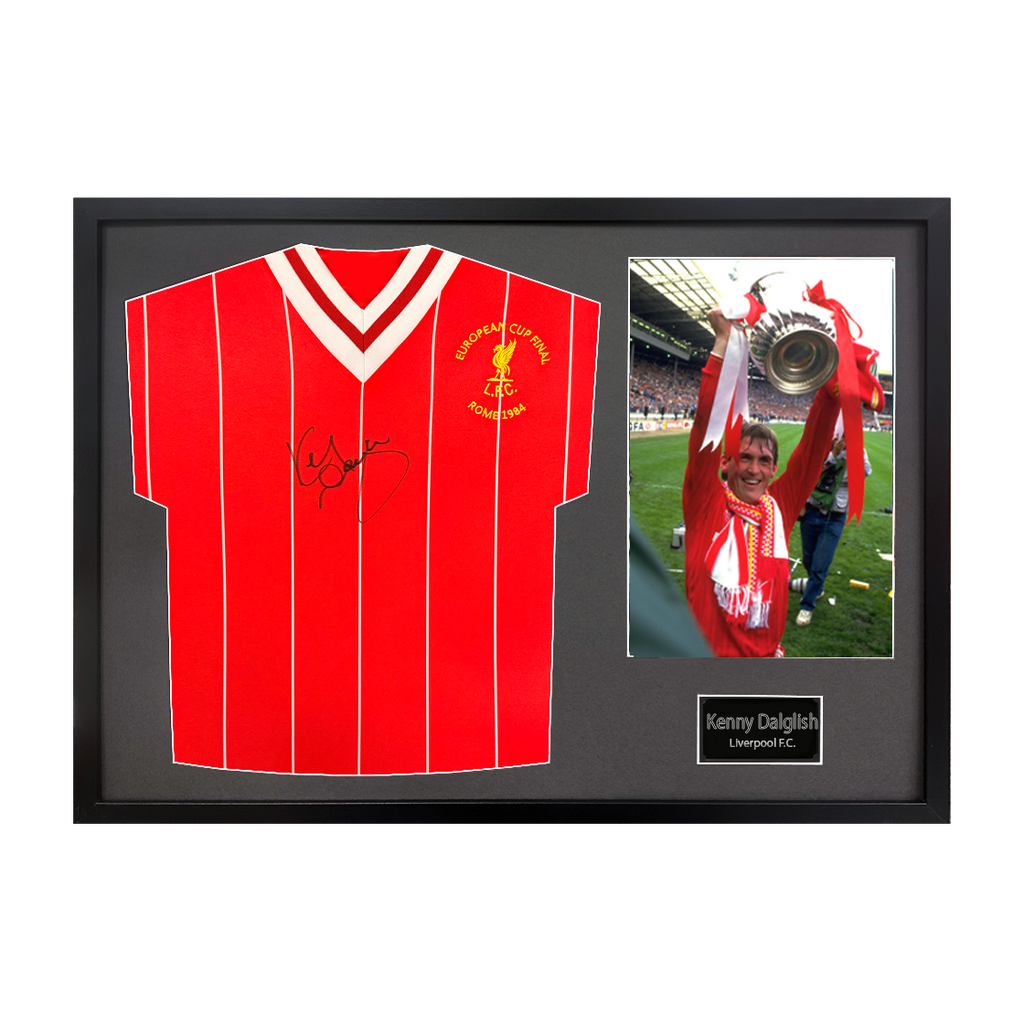 Kenny Dalglish Signed Liverpool Shirt Classic Frame