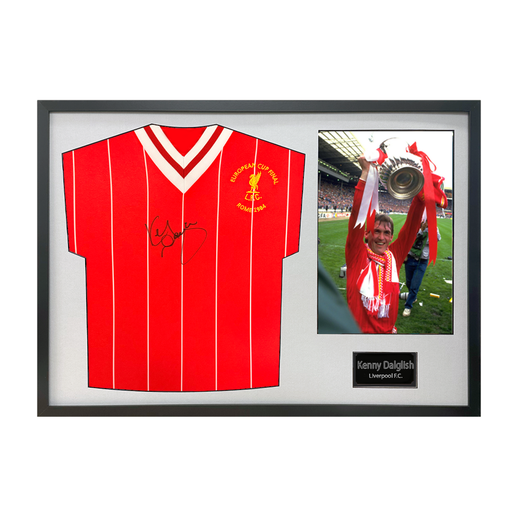 Kenny Dalglish Signed Liverpool Shirt Classic Frame