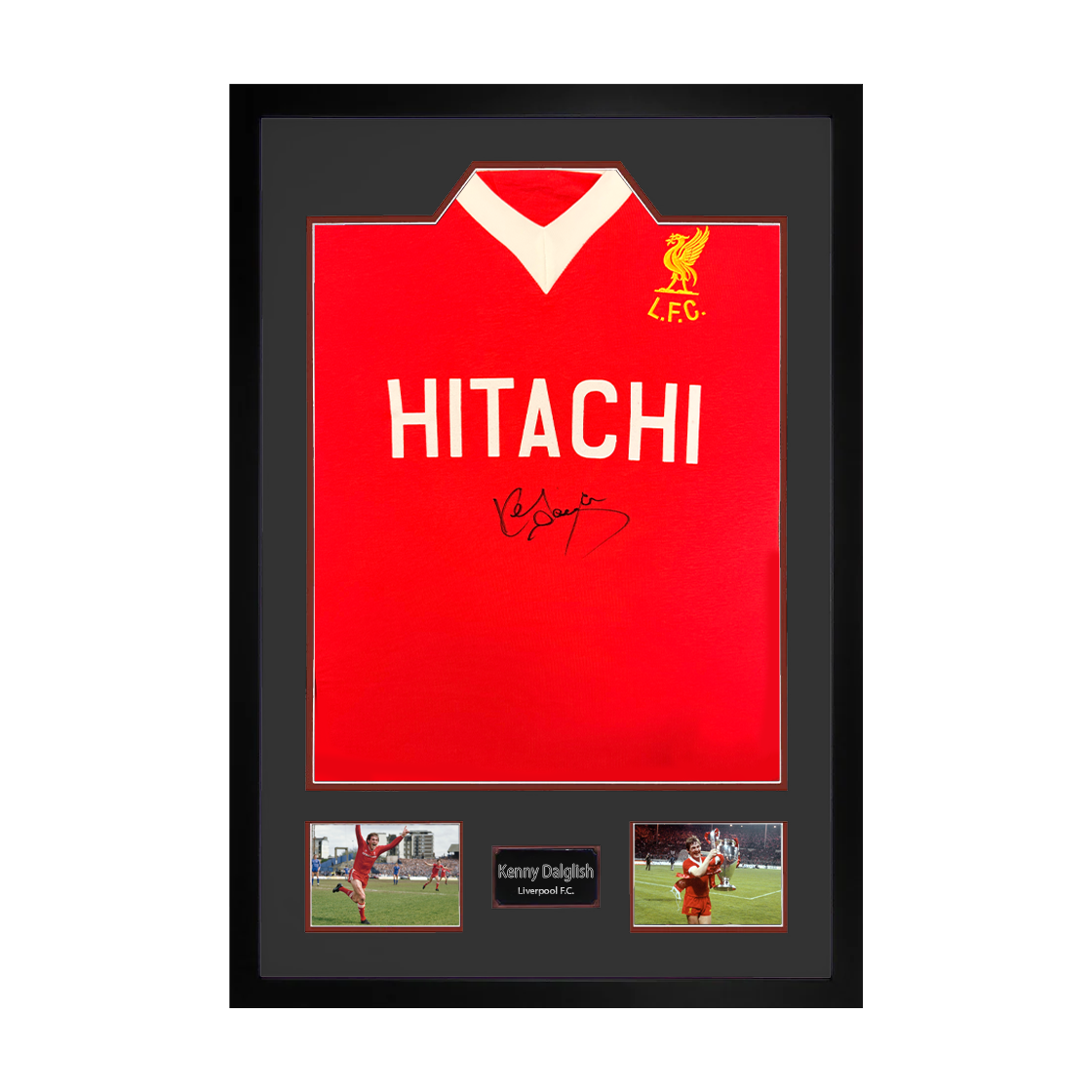 Kenny Dalglish Signed Liverpool Shirt Premium Frame