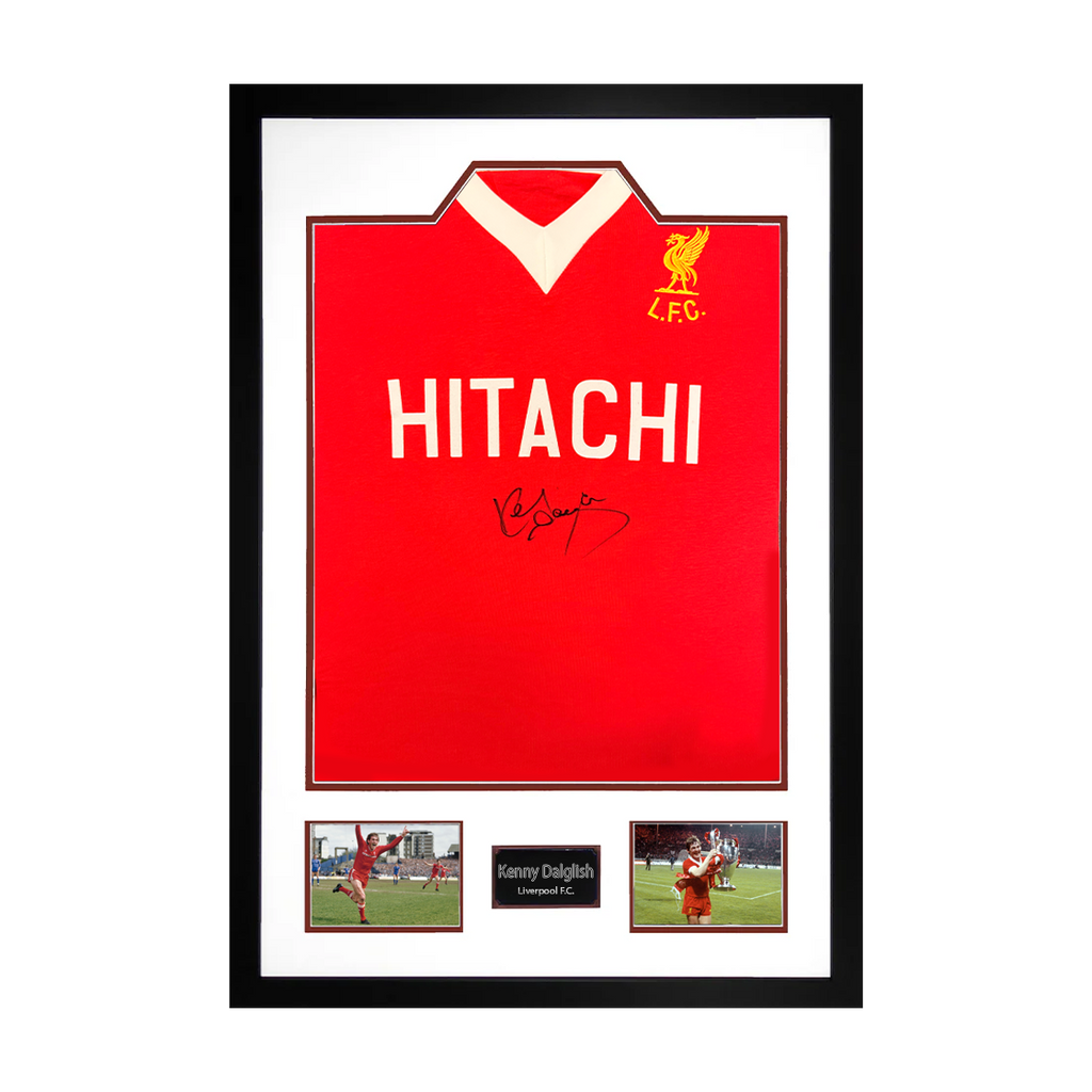 Kenny Dalglish Signed Liverpool Shirt Premium Frame