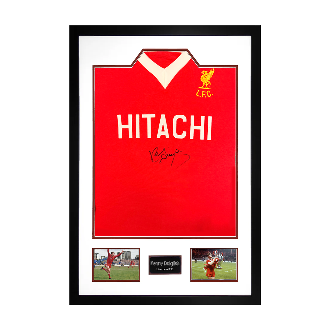 Kenny Dalglish Signed Liverpool Shirt Premium Frame