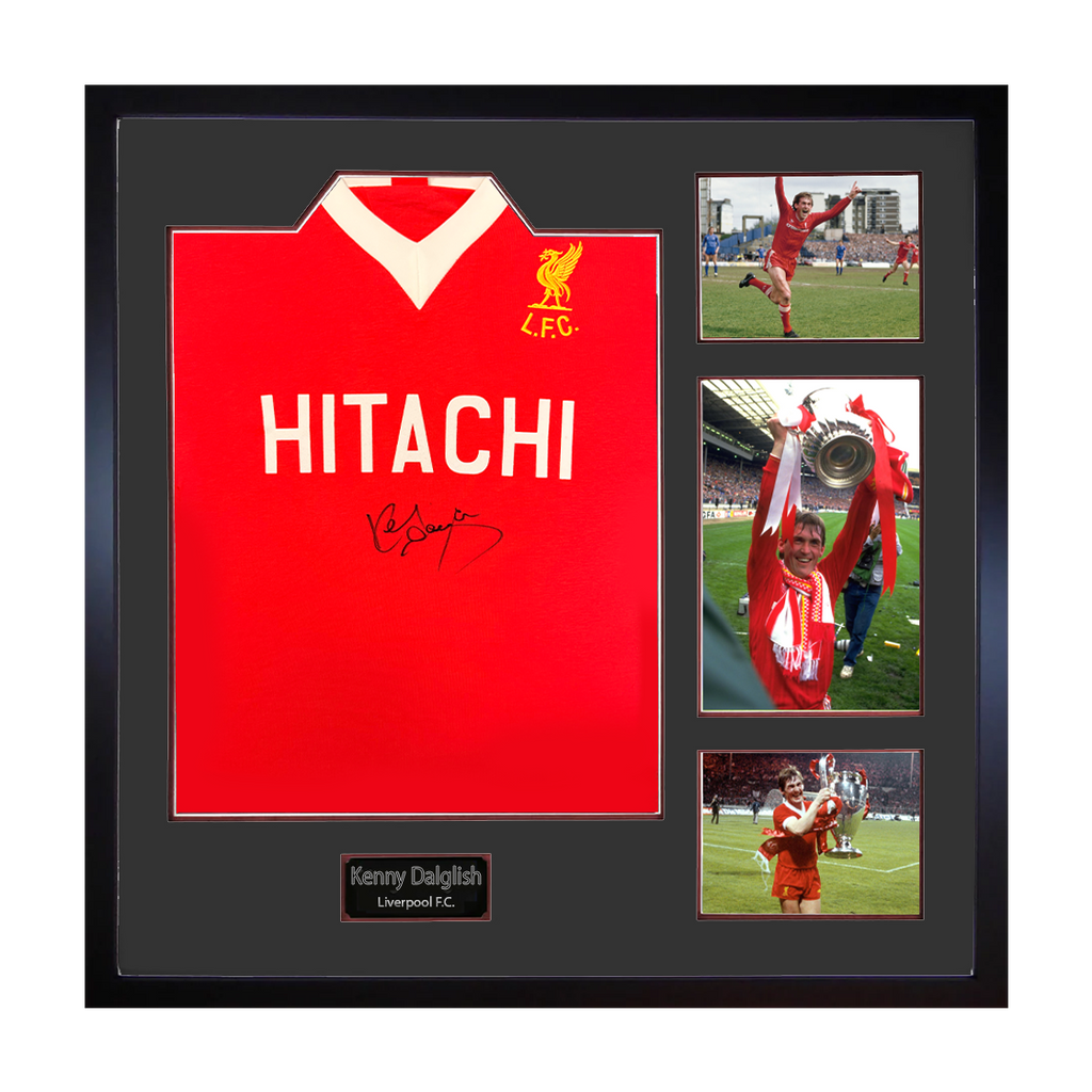Kenny Dalglish Signed Liverpool Shirt Elite Frame