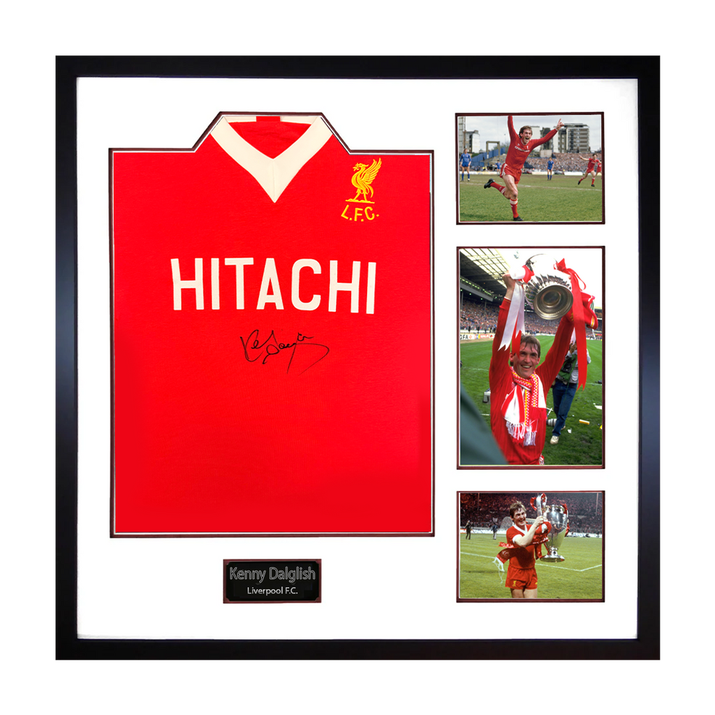 Kenny Dalglish Signed Liverpool Shirt Elite Frame