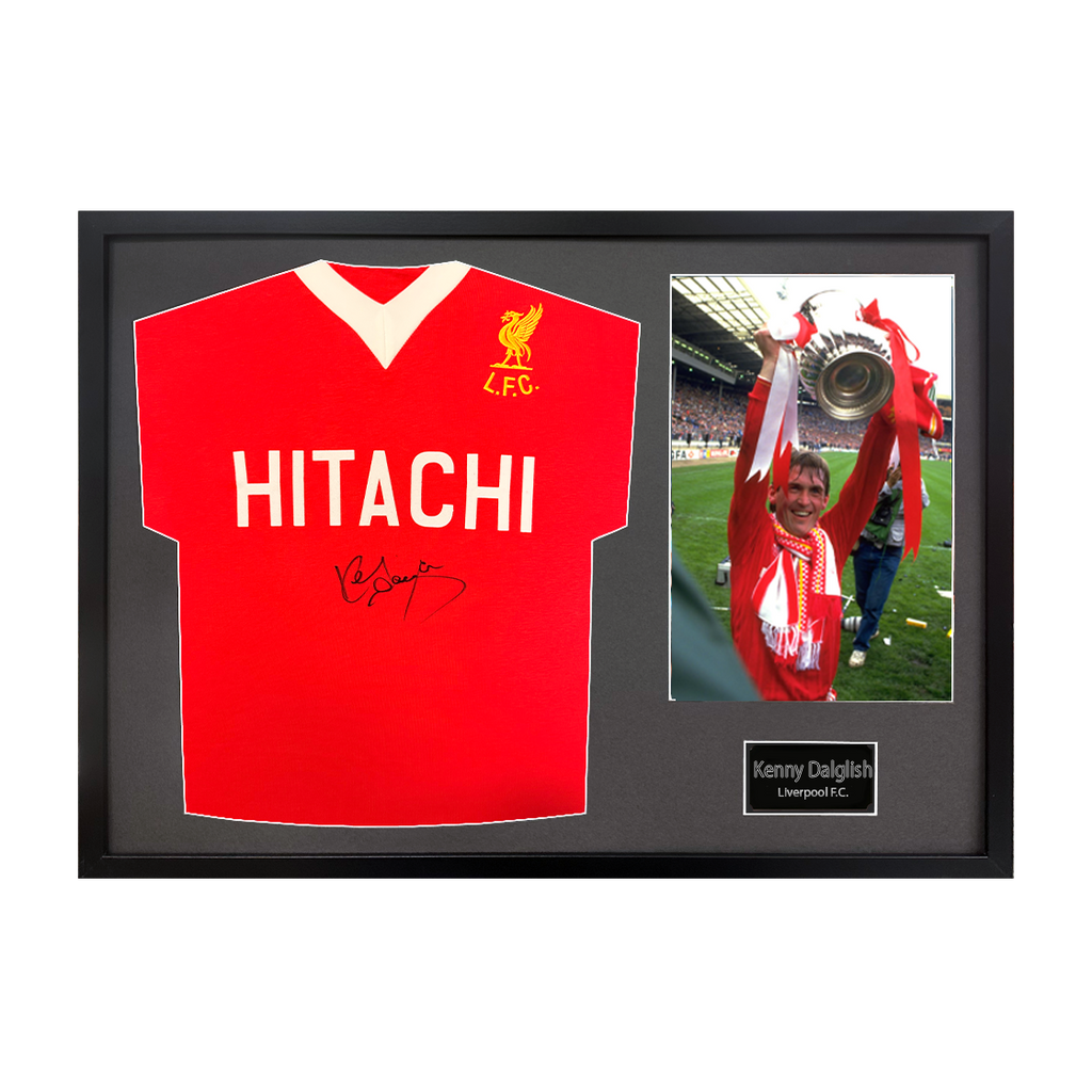 Kenny Dalglish Signed Liverpool Shirt Classic Frame