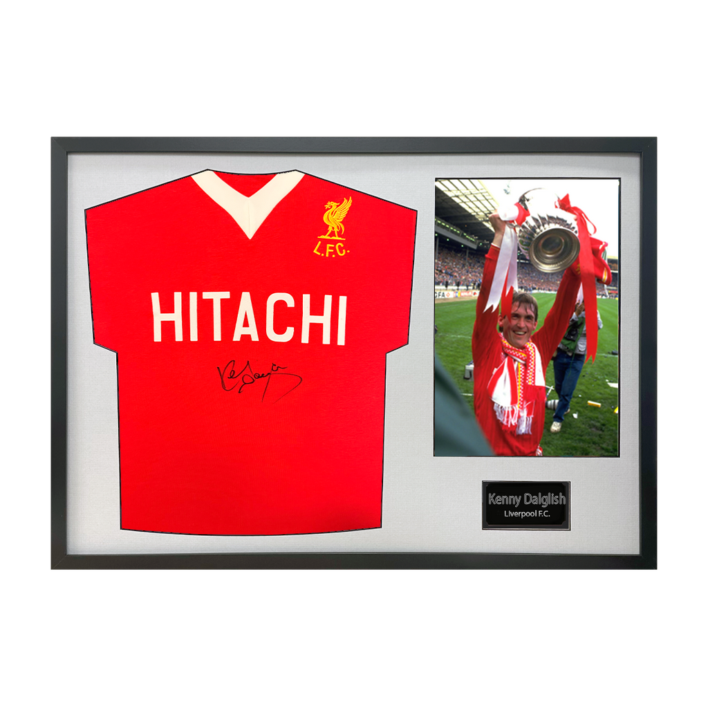 Kenny Dalglish Signed Liverpool Shirt Classic Frame