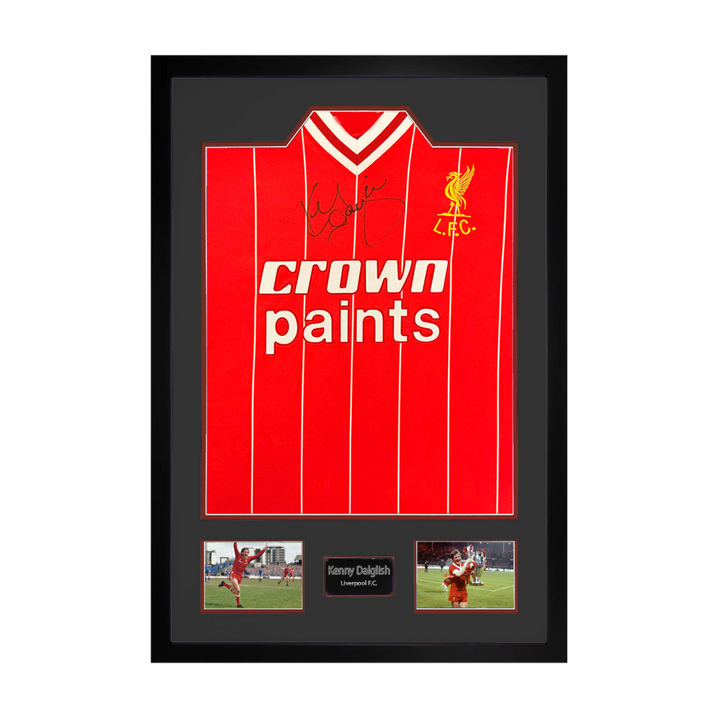 Kenny Dalglish Signed Liverpool Shirt Premium Frame