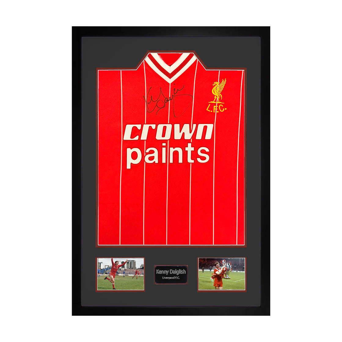 Kenny Dalglish Signed Liverpool Shirt Premium Frame