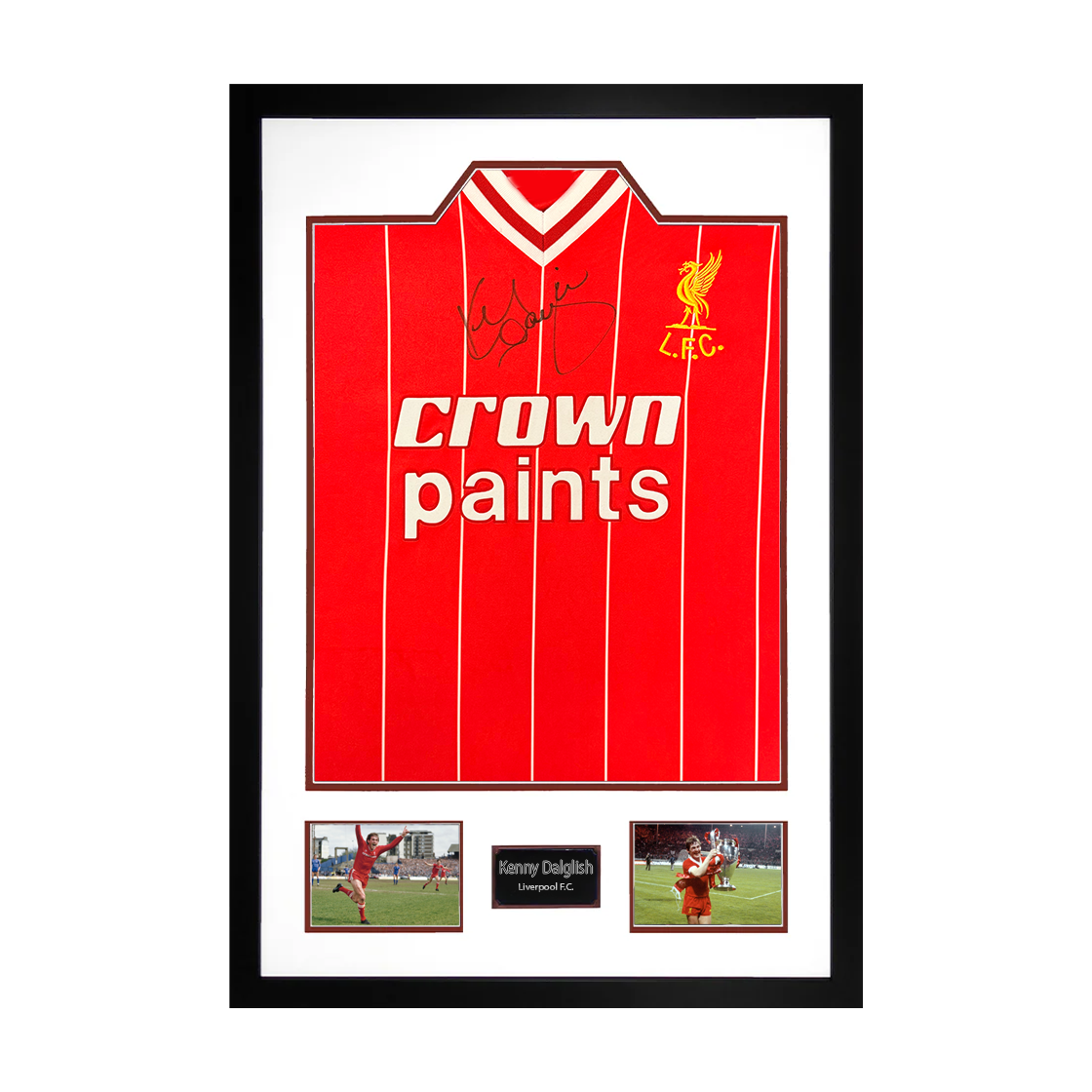 Kenny Dalglish Signed Liverpool Shirt Premium Frame