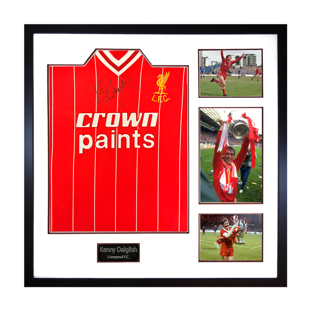 Kenny Dalglish Signed Liverpool Shirt Elite Frame