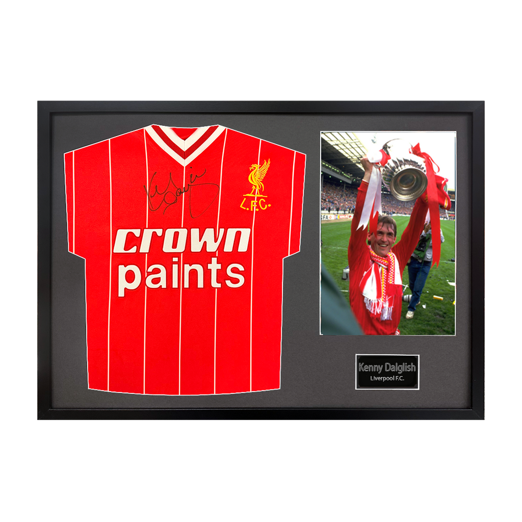 Kenny Dalglish Signed Liverpool Shirt Classic Frame