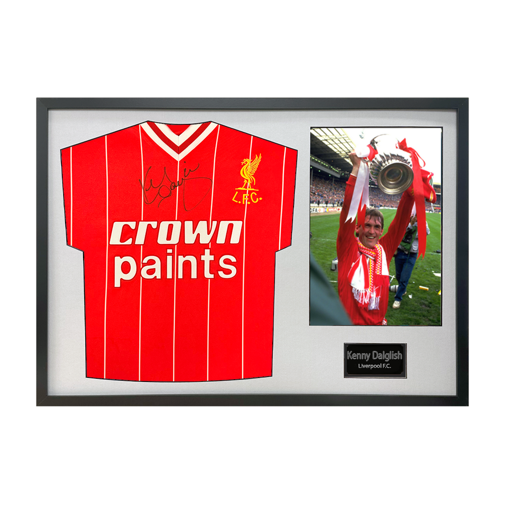 Kenny Dalglish Signed Liverpool Shirt Classic Frame