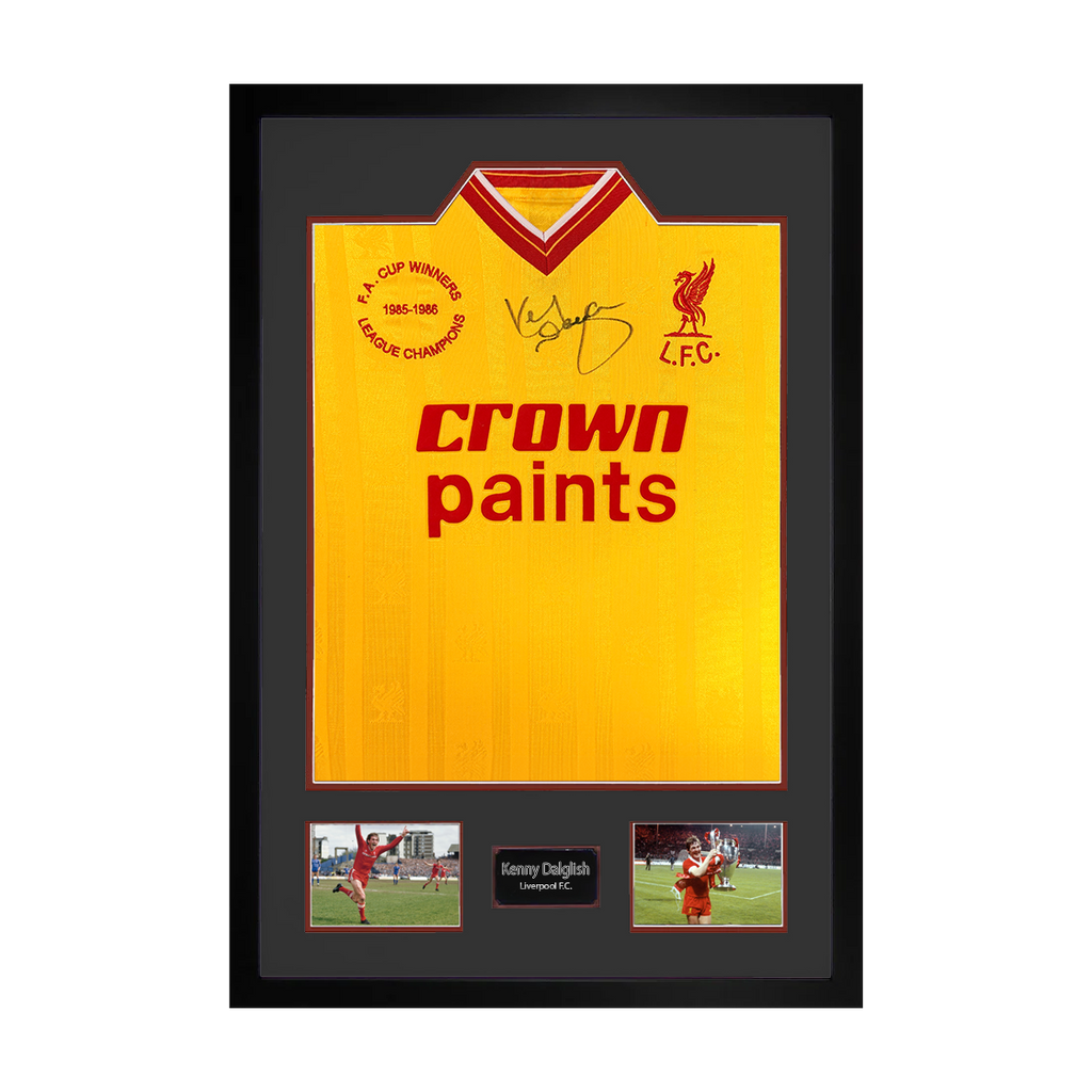 Kenny Dalglish Signed Liverpool Shirt Premium Frame