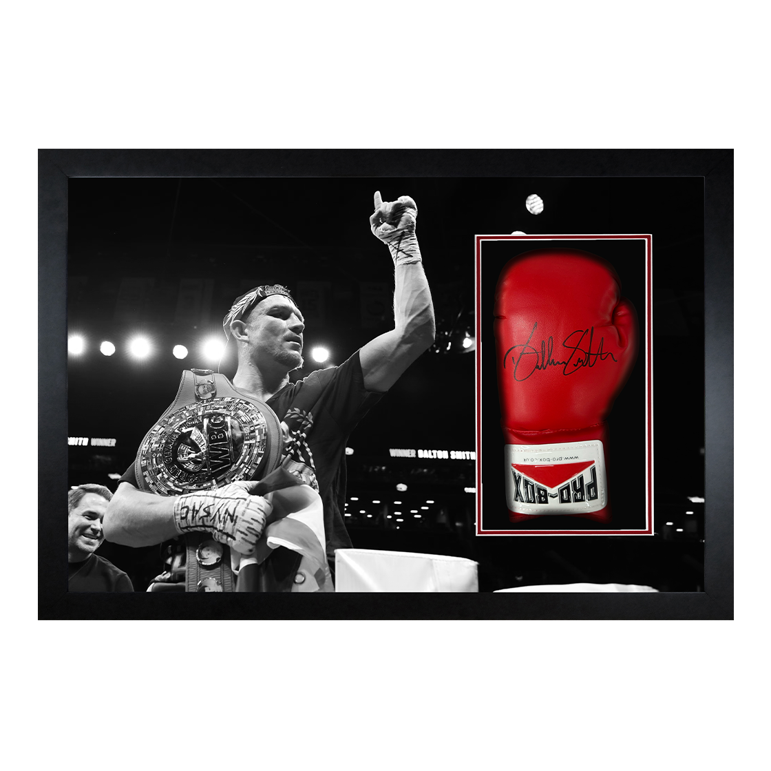 Dalton Smith Signed Glove Iconic Frame