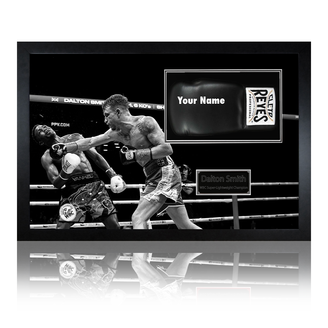 Dalton Smith Signed & Dedicated Cleto Reyes Glove Iconic Frame