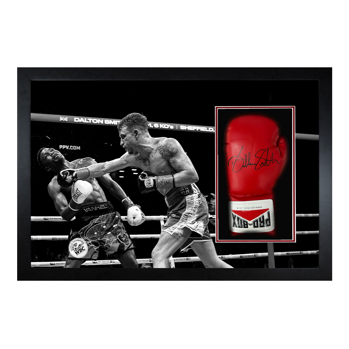 Dalton Smith Signed Glove Iconic Frame