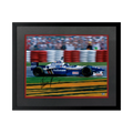 Damon Hill Signed 16x12 Image Deluxe Mount Frame (ACG Cert)