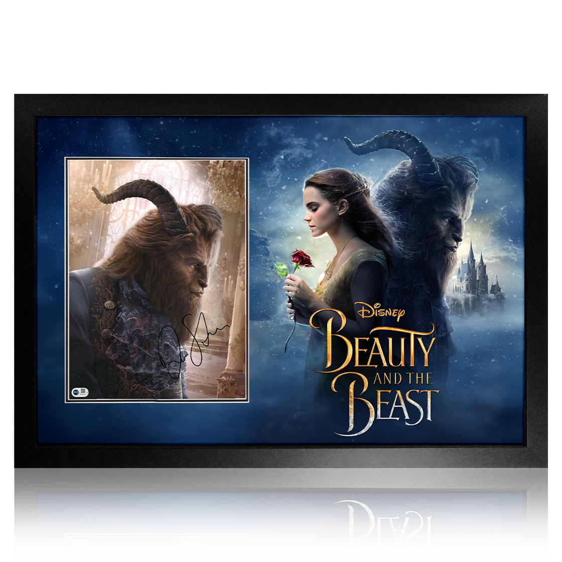 Dan Stevens Signed Beauty and the Beast Image Premium Frame (ACG Cert)