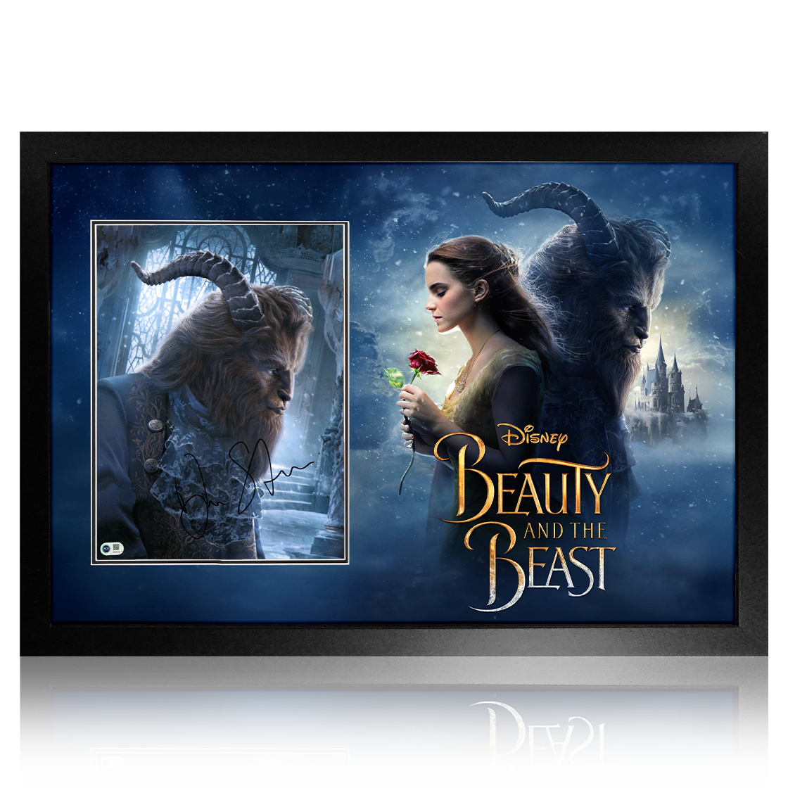 Dan Stevens Signed Beauty and the Beast Image Premium Frame (ACG Cert)